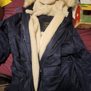 Torrid size 2 parka navy blue